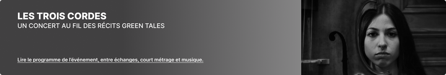 Bannière Green Tales 3 cordes