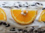 Le cake glacé à l'orange de ma voisine