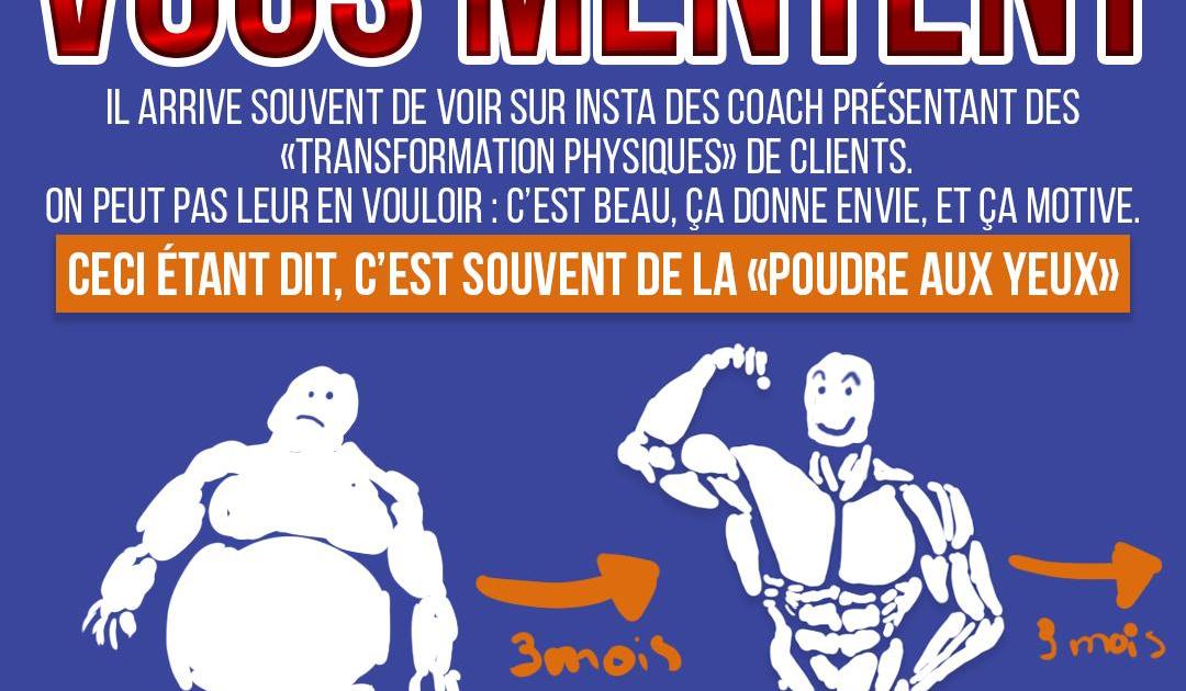 Les transformations physiques vous mentent