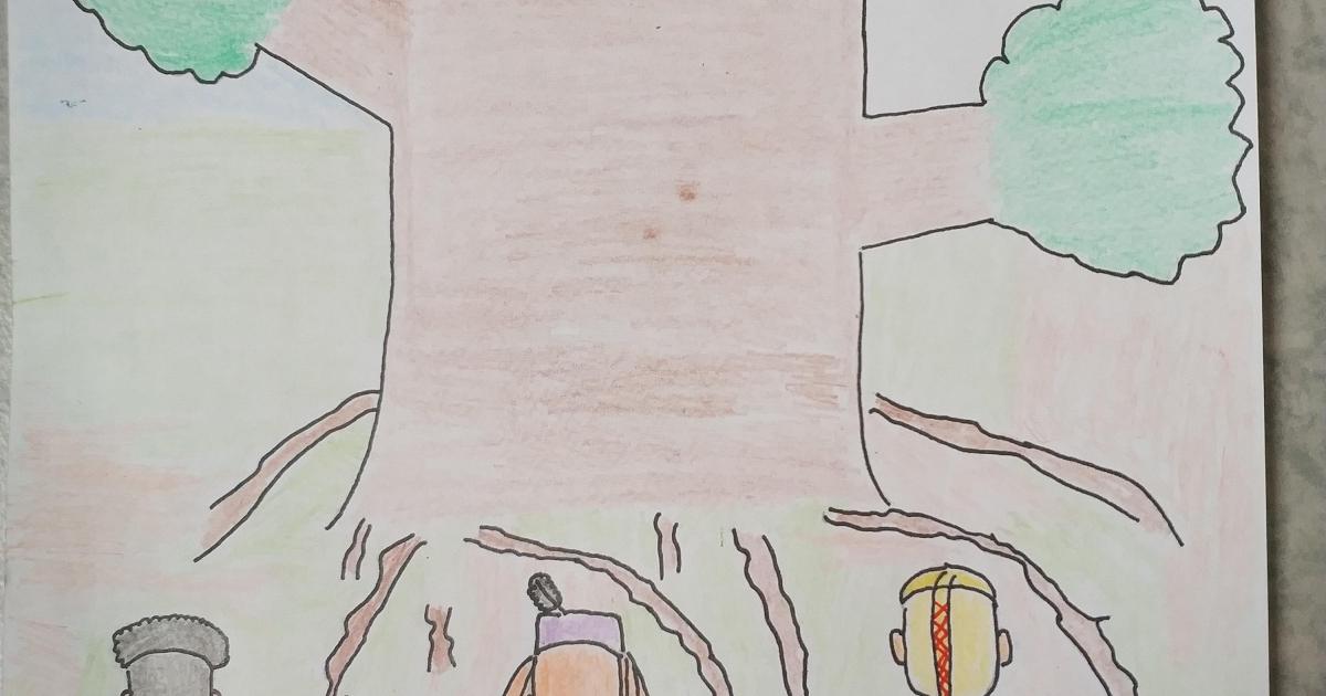 Matt, Alice et Izia face à l'Arbre Monde