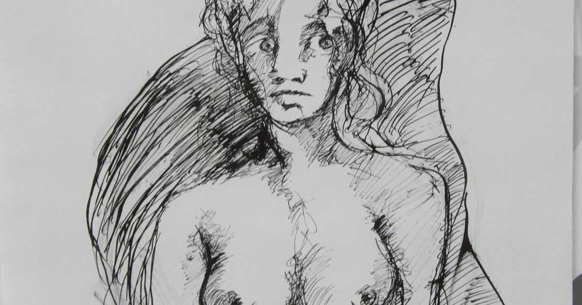 dessins - Les femmes aux seins blancs 1 - 1992