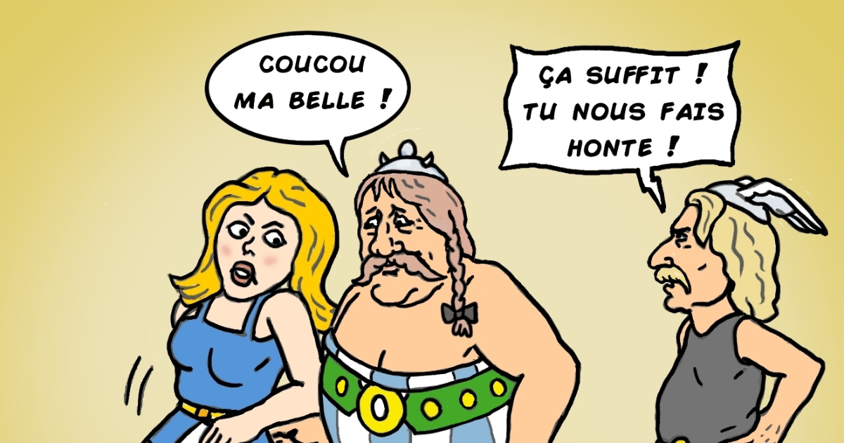 Obélix, le prédateur sexuel !