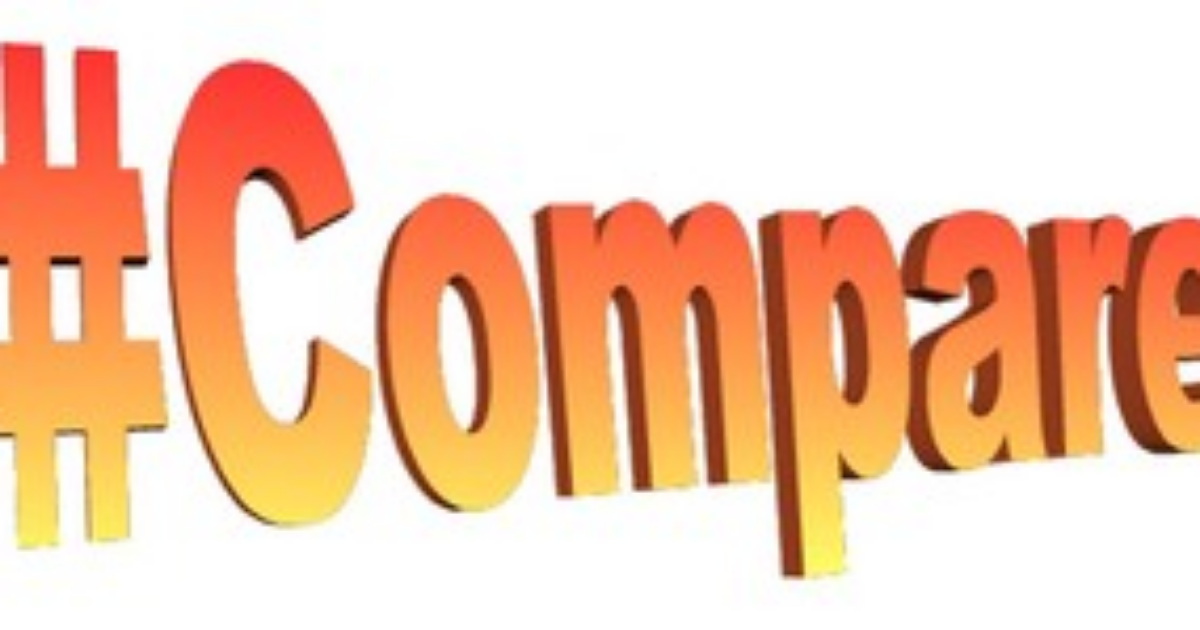 comparer….ce qui est comparable !