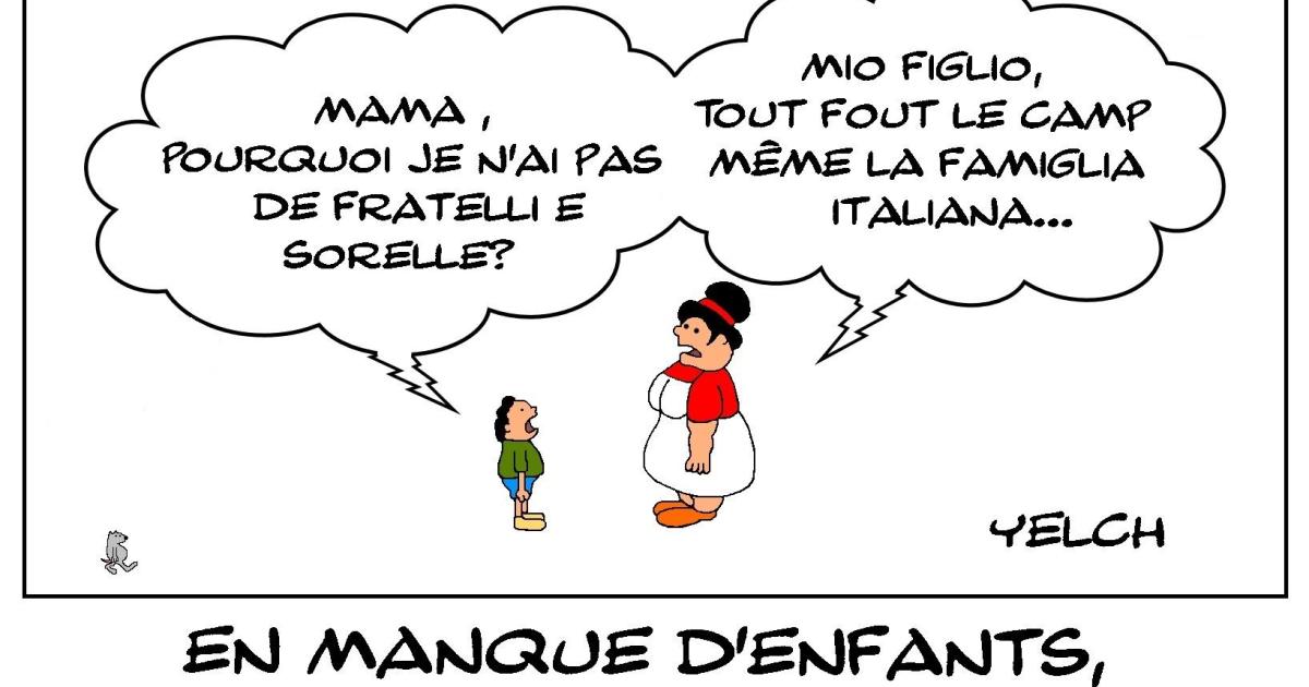 Les familles italiennes en déficit