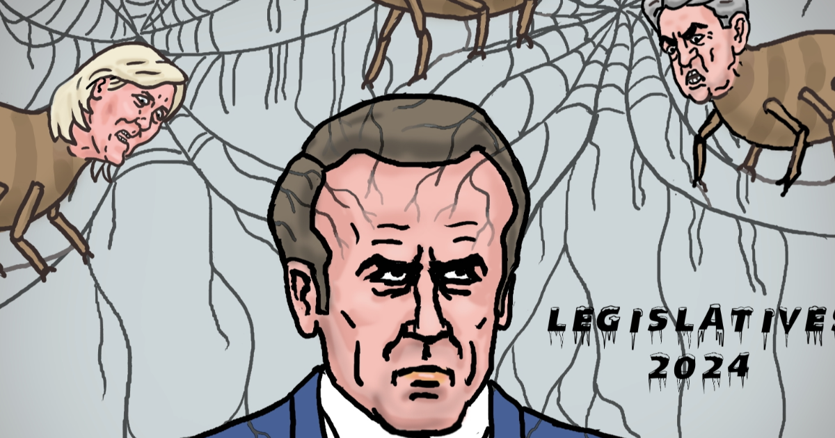 Législatives 2024 - la toile d'araignée