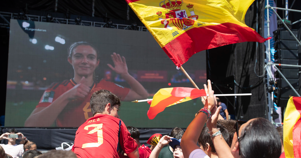 La selección española, campeona del mundo del deporte “rey”