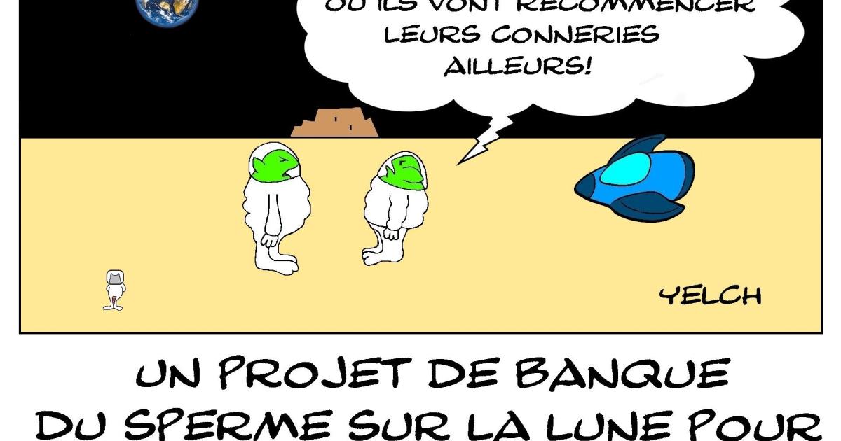 Une banque du sperme sur la Lune
