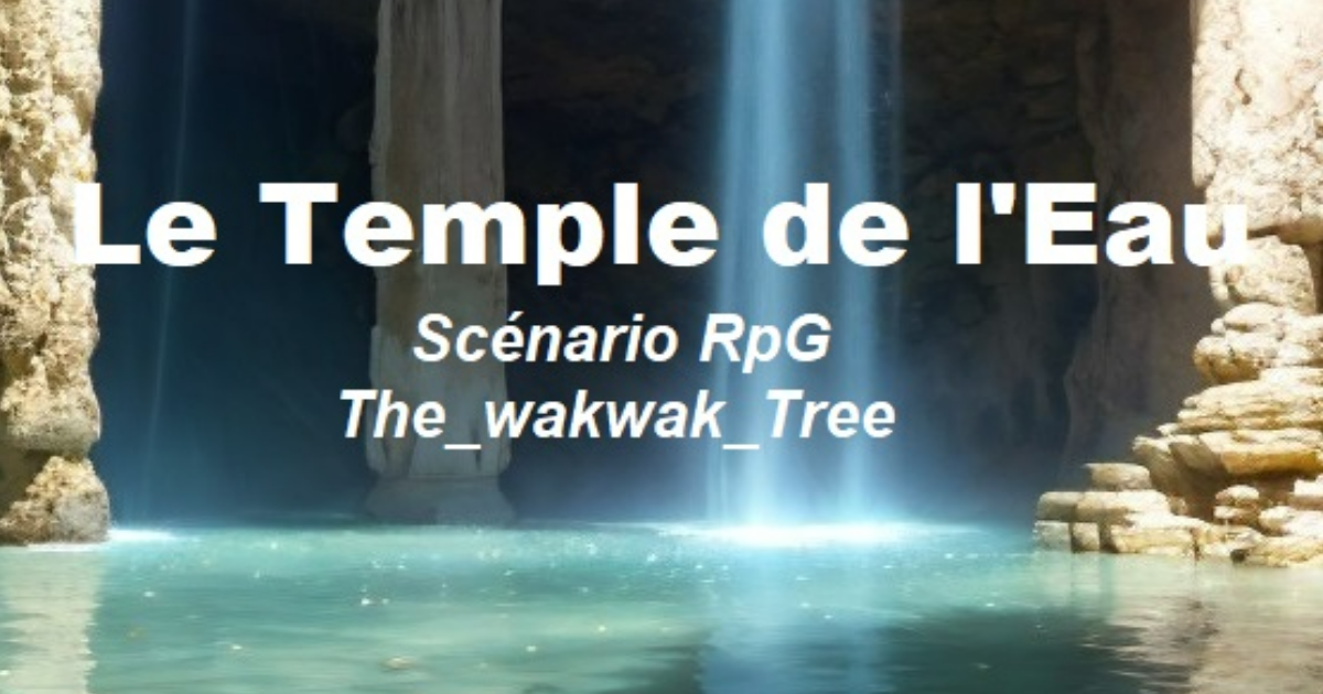 Le temple de l'eau (5/5) - Plan du temple