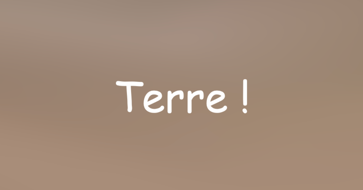 notre plan pour l'humanité sur Terre ?