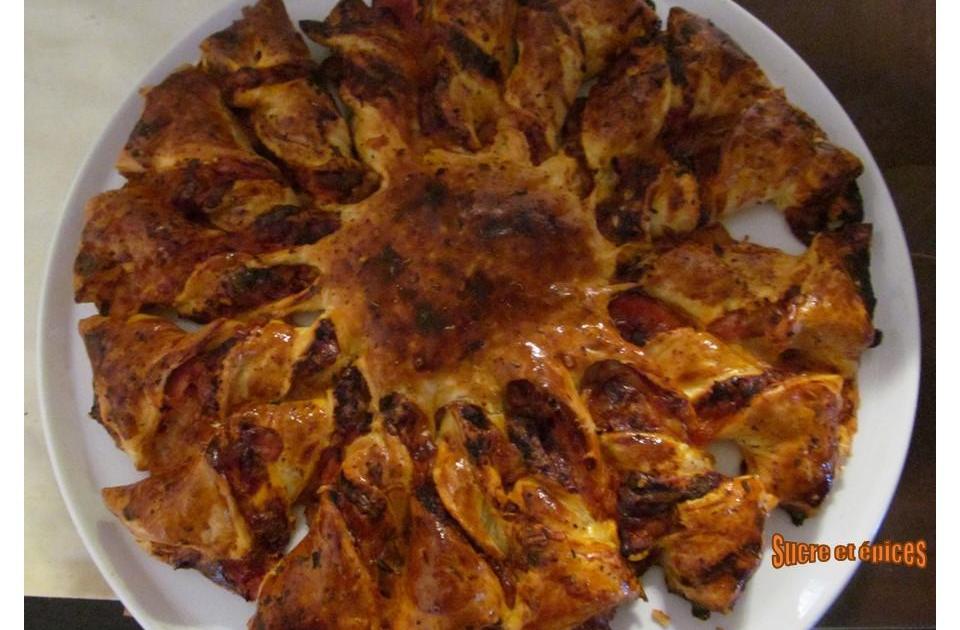 Tarte soleil façon pizza