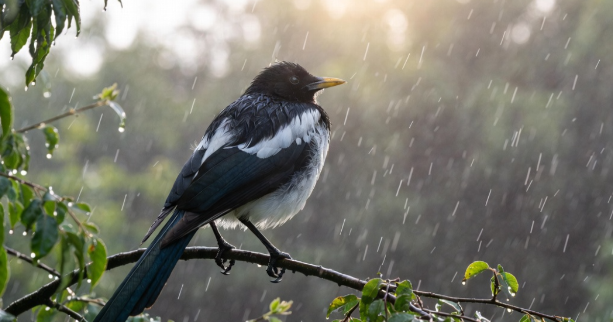 La pluie qui annonce le beau temps