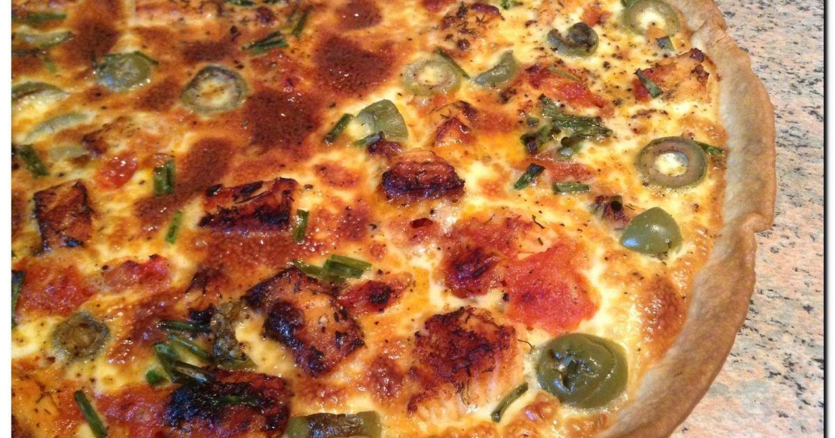 Quiche au saumon frais
