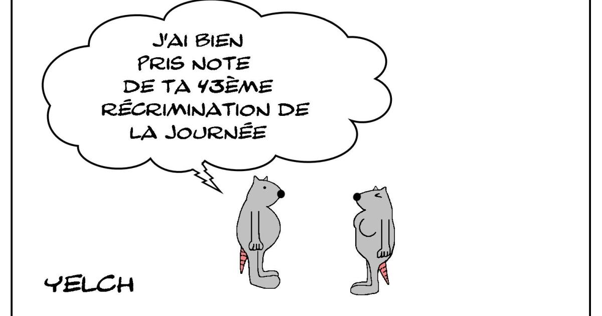 Récriminations et couple