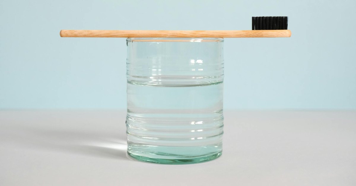 Le verre à dents