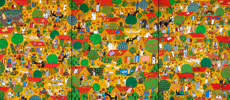 Une journée dans le village