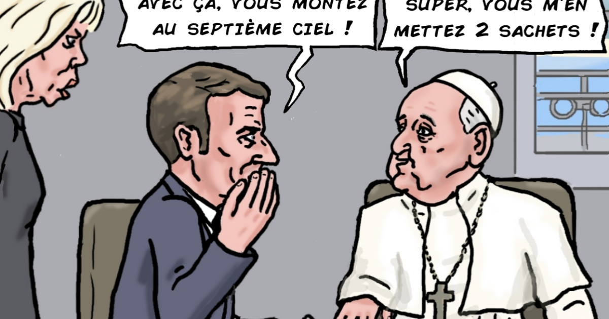 l'entretien du Président Macron avec le Pape François