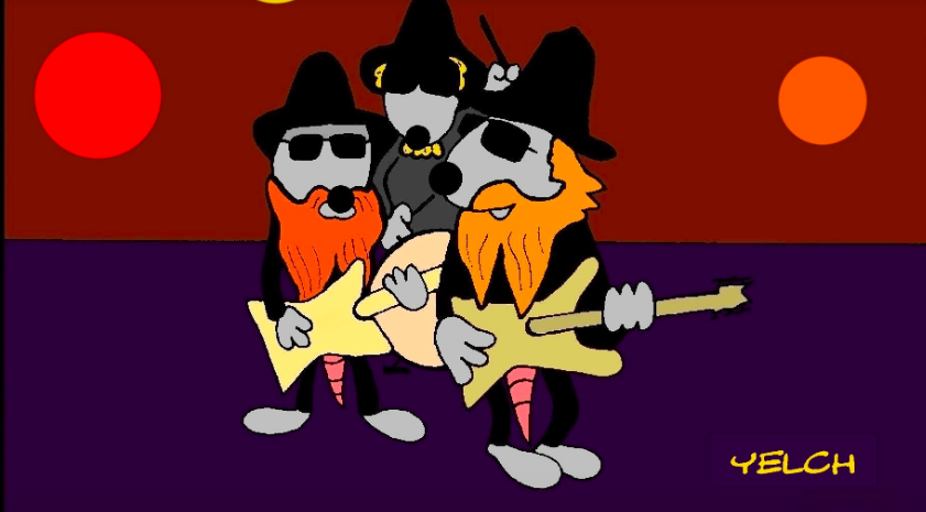 stars du rock des rats : Zz Top