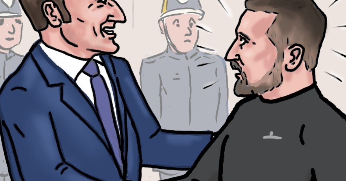 Les cadeaux de Macron à Zelensky