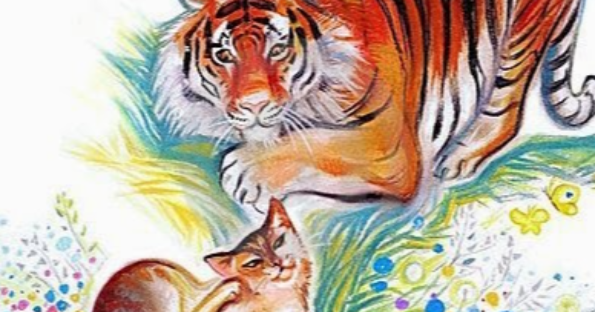 From Purrs to Roars : The Love Tale of the Pussy Cat and the Tiger