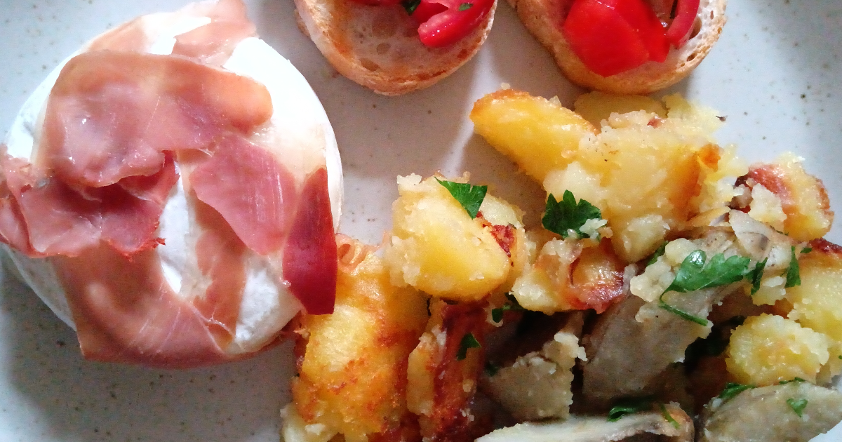 Tomino, patate e carciofi di Sant Erasmo