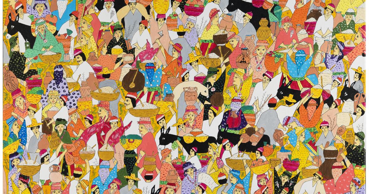 Préparatifs du grand repas