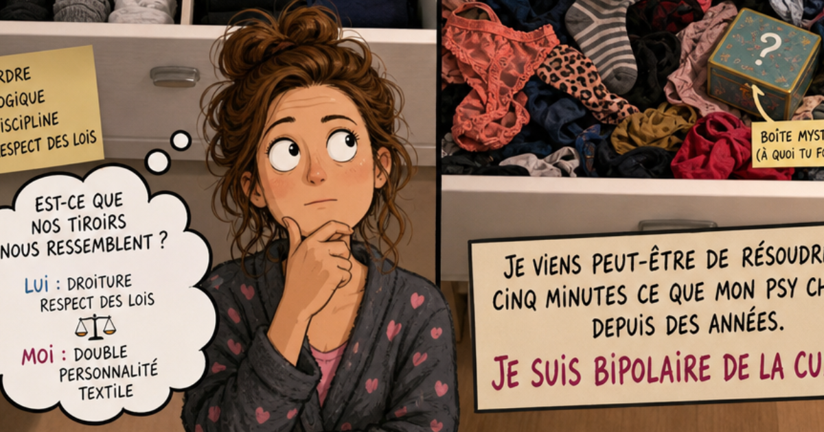 J2 - Décrivez votre tiroir a sous-vêtements