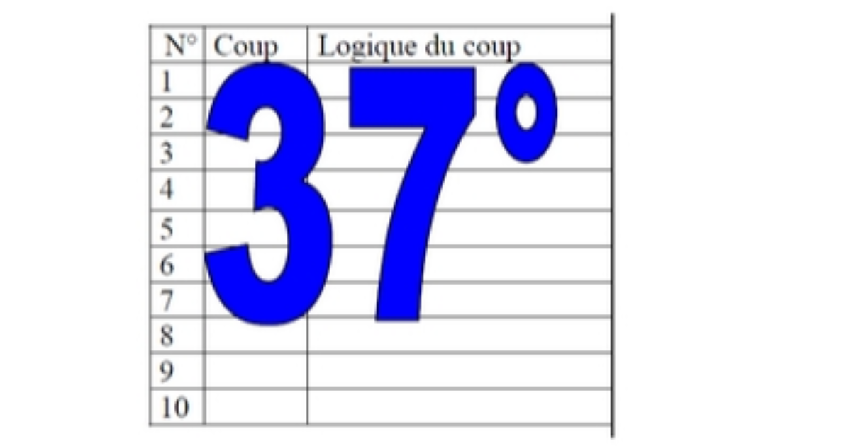 37° diagosudoku, avec la solution du trente-sixième