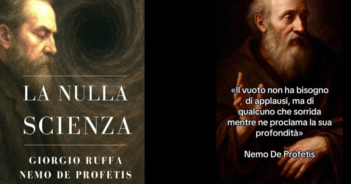 Il libro «La Nulla Scienza» di Giorgio Ruffa