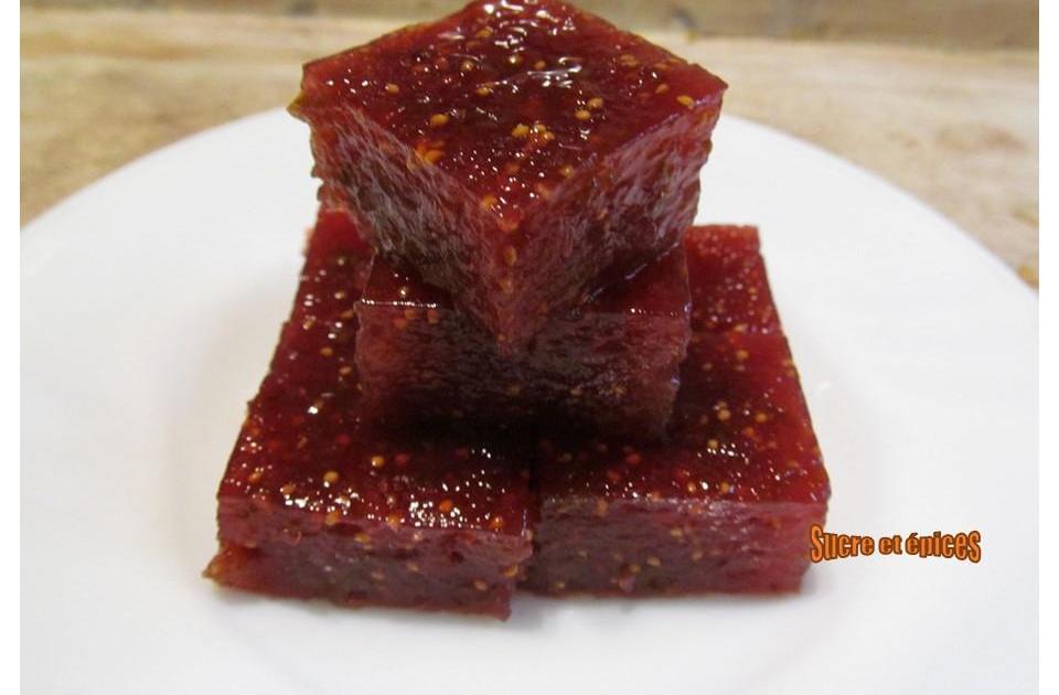 Pâtes de fruits aux figues express - recette facile