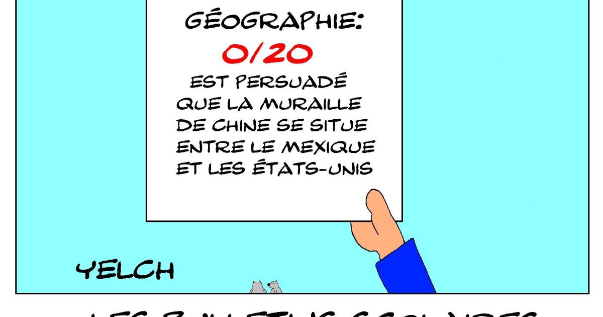 bulletins scolaires de donald trump : géographie
