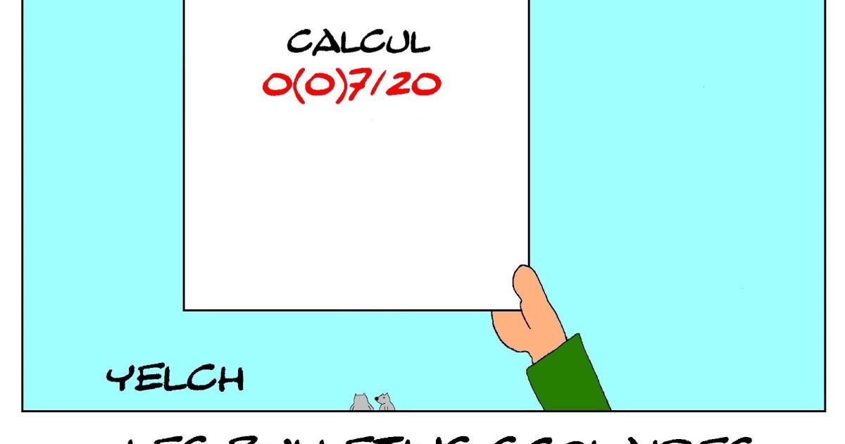 les bulletins scolaires de James Bond : calcul