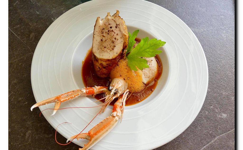 Ballotines de volailles aux langoustines