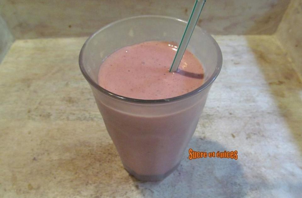 Milkshake aux framboises
