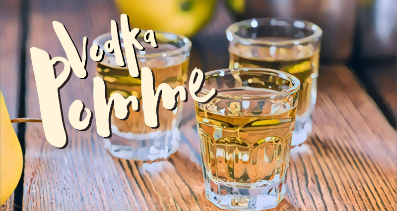 Vodka pomme