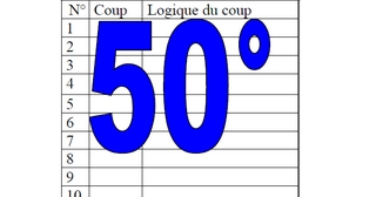 50° diagosudoku, avec la solution du quarante-neuvième