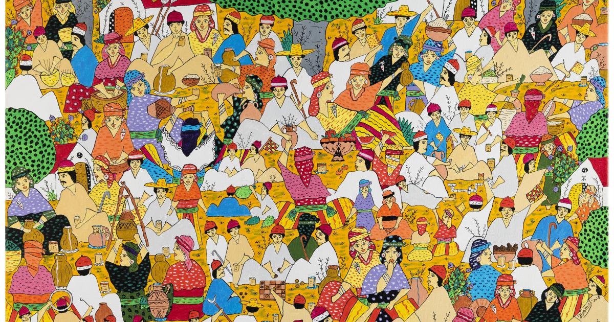 ODE A LA PEINTURE DE BOUBEKER HAMSI