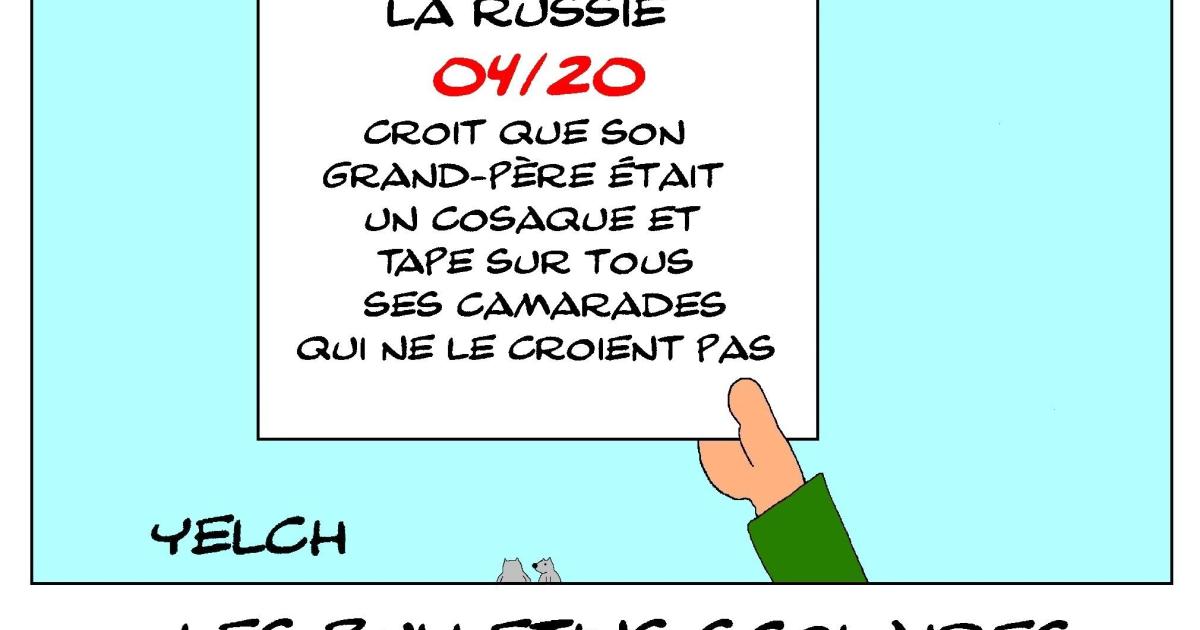 les bulletins scolaires de Poutine : histoire de la Russie