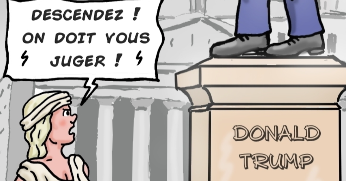 Trump sur son piédestal