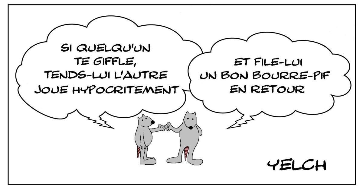 Le rat qui ne suivait pas trop les commandements de Jésus