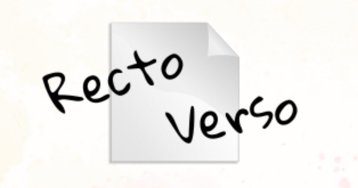 Recto Verso