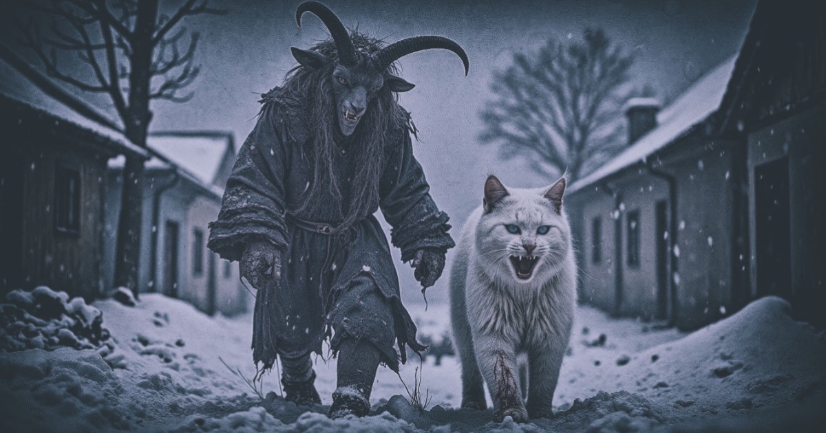 Krampus et le Jólakötturinn