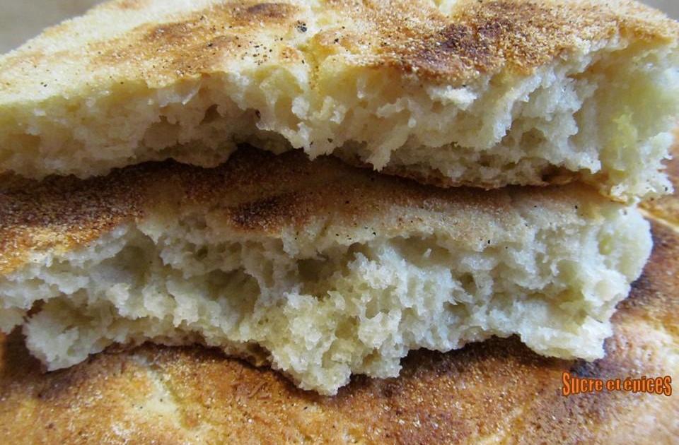 Pain Matlouh sans pétrissage au blender