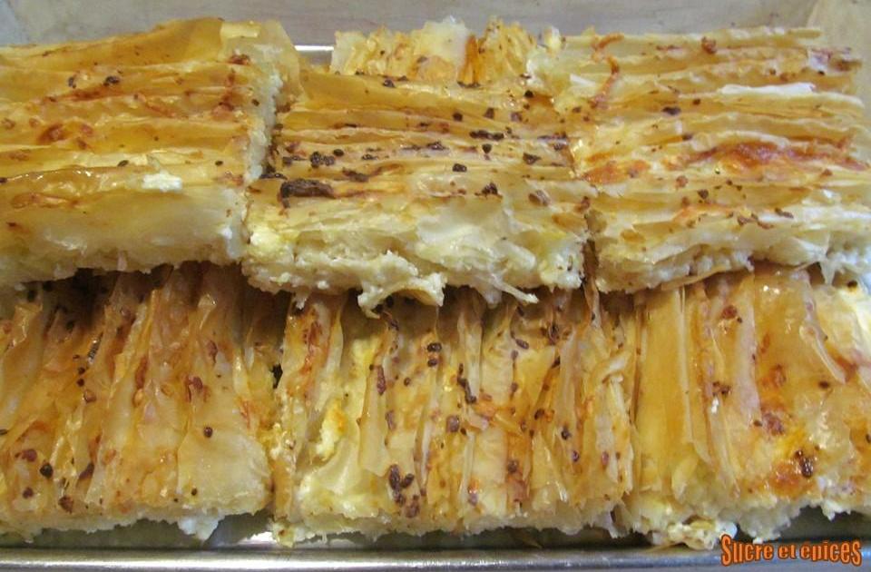 Tarte ébouriffée aux 3 fromages, à la pâte filo