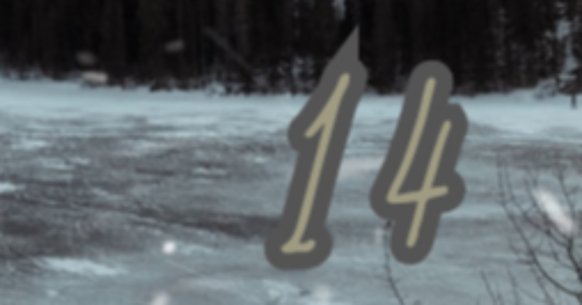 Case 14 :❄️ Rêverie hivernale