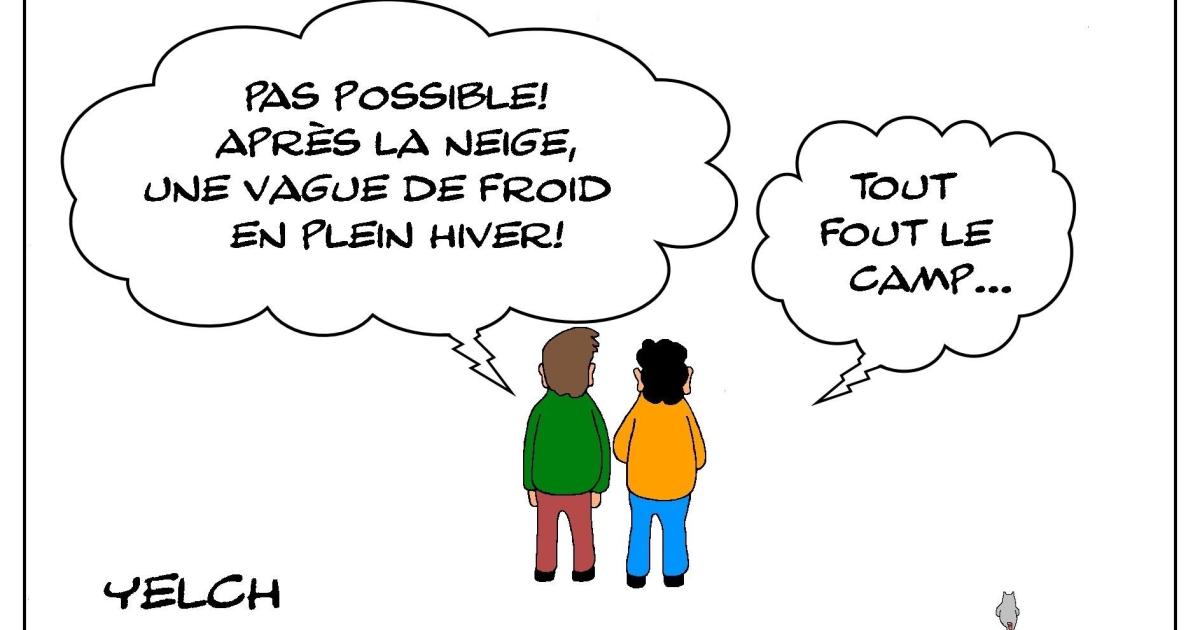 Vague de froid en hiver!