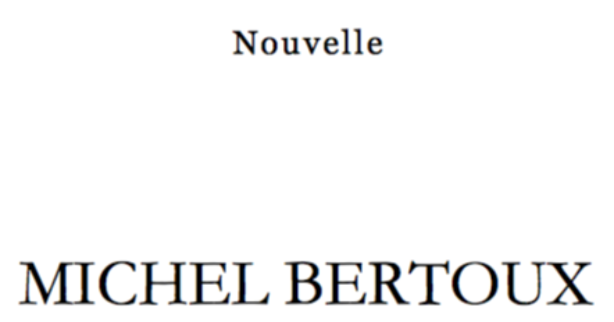Michel Bertoux (troisième partie; 3/3)