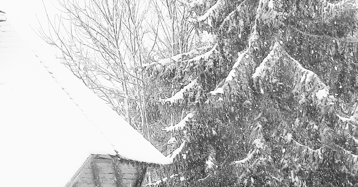 Première neige sur la Suisse normande ...