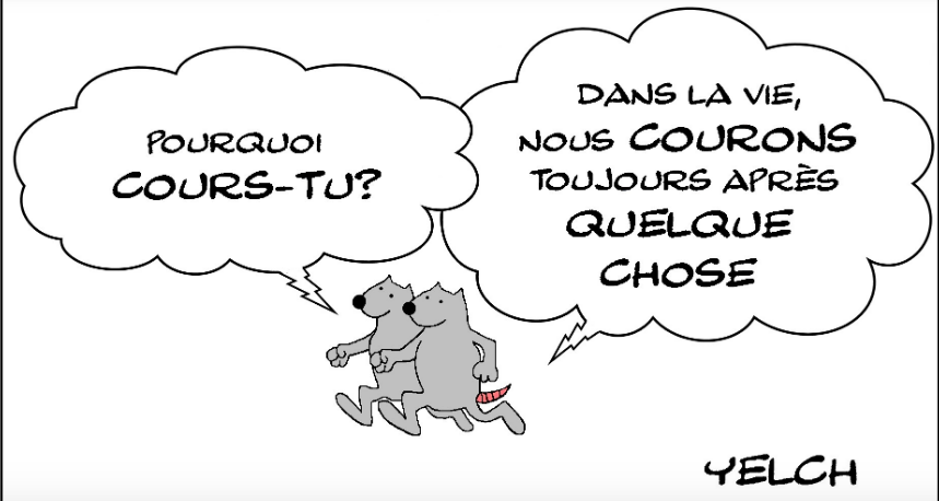 courir après , et après?