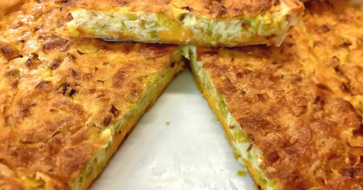 Quiche poireaux mimolette - Recette en vidéo