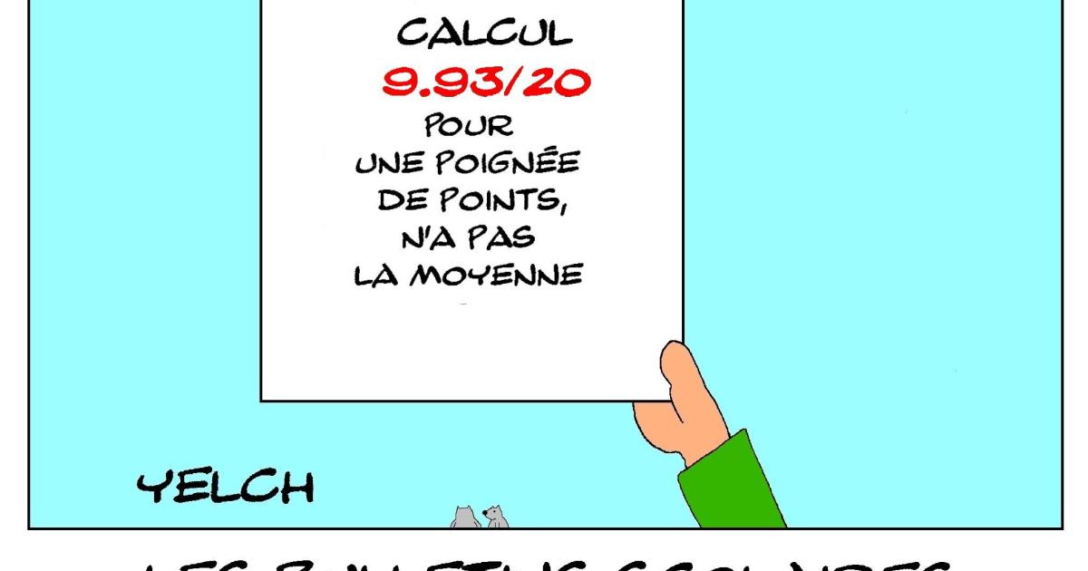 les bulletins scolaires de Clint Eastwood : calcul
